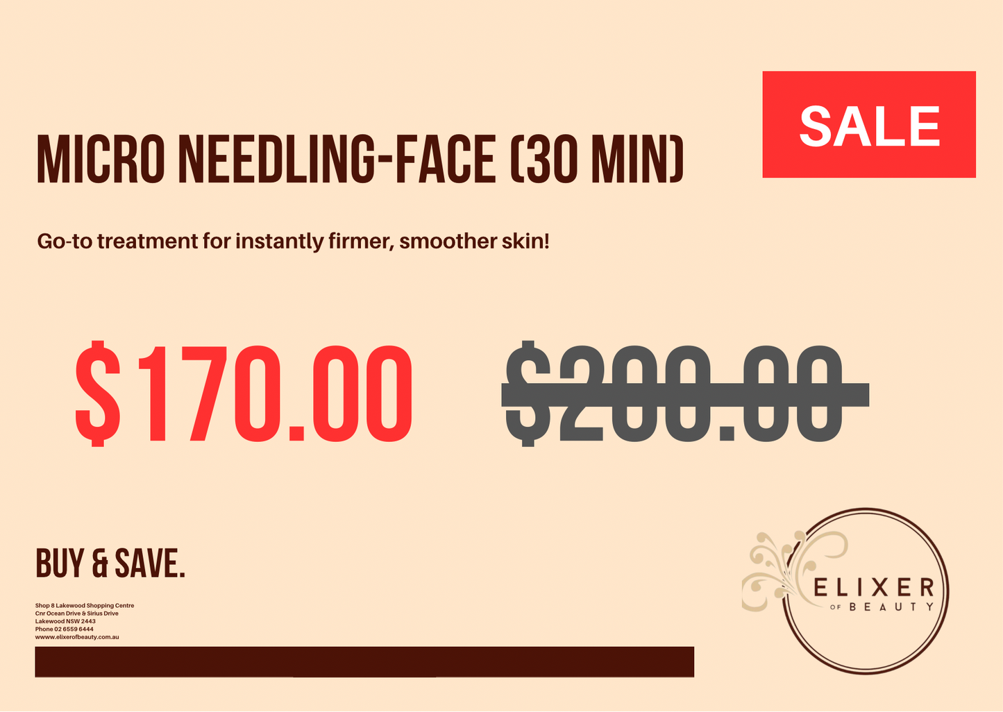 Micro Needling-Face (30 min). Go-to treatment for instantly firmer, smoother skin!