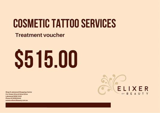 COSMETIC TATTOO SERVICES TREATMENT